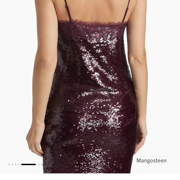 SIMKHAI Arlene Sequined & Lace Tank size 8 NWT - Picture 7 of 8